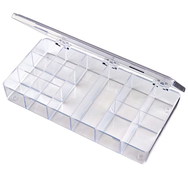 Plastic Fly Box w/ Two Streamer Compartments