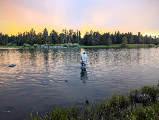 Caleb Fishing the Ranch