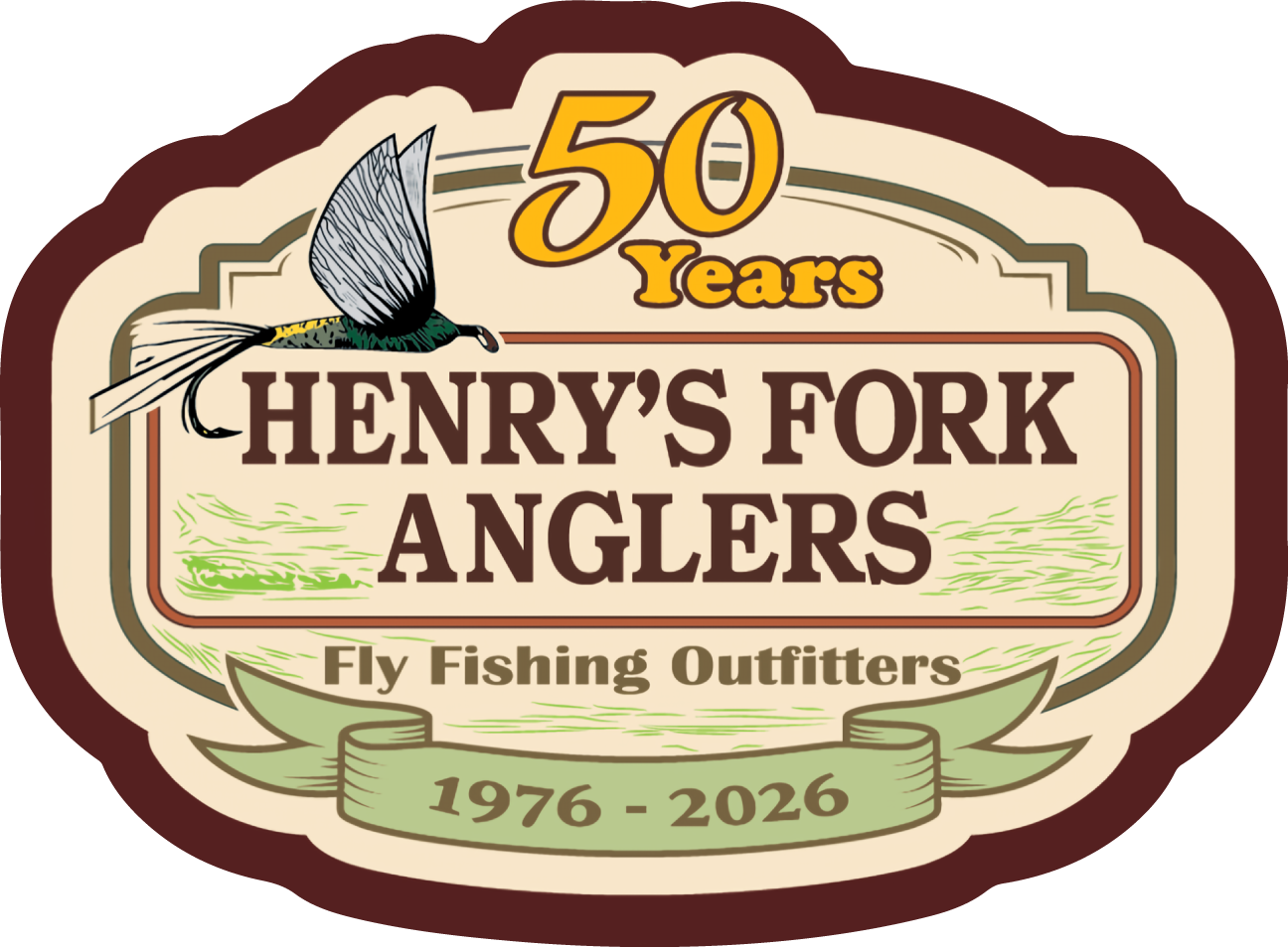 50th Logo Sticker