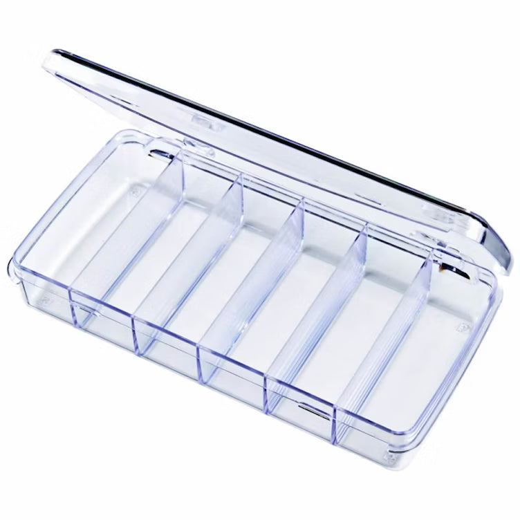 Plastic 6 Compartment Steamer Fly Box