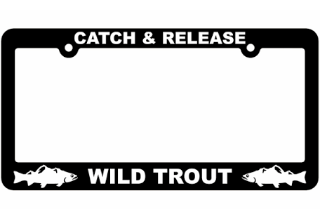 LICENSE PLATE FRAME CATCH/WILD