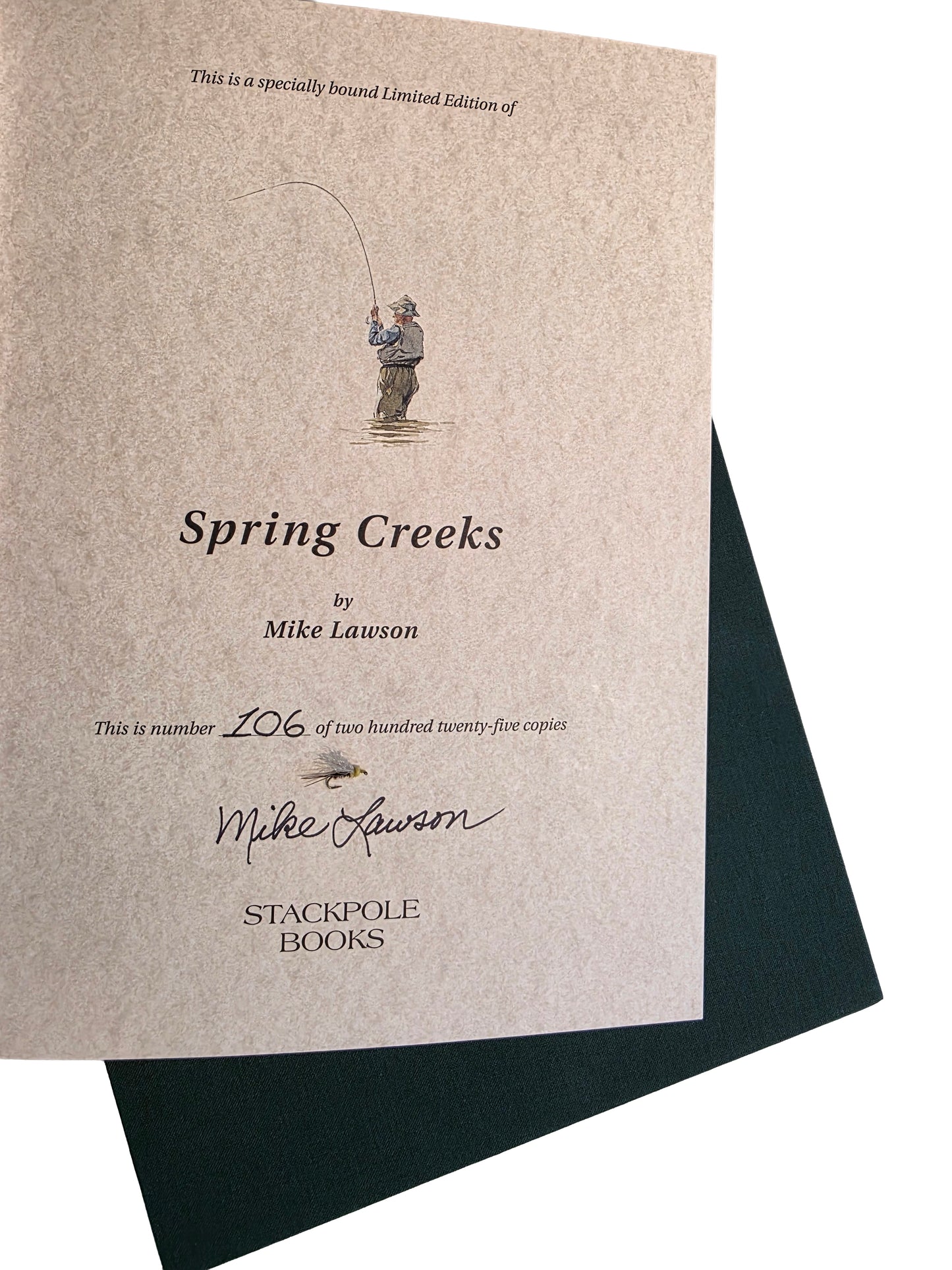 Spring Creeks Limited Edition Hard Cover Signed With Fly
