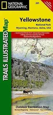 Yellowstone National Park (National Geographic: Trails Illustrated Map #201) (Ti - National Parks)