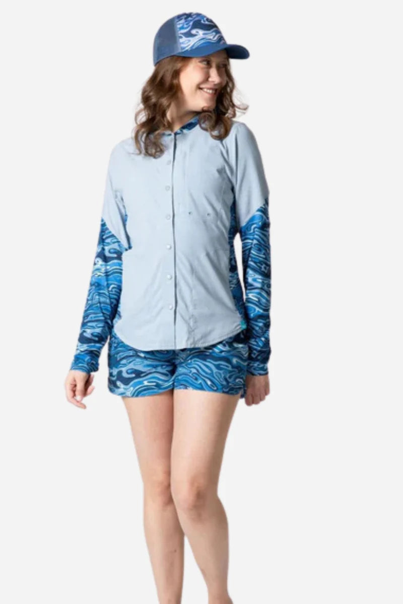 FisheWaters Coastline Hybrid Sunshirt