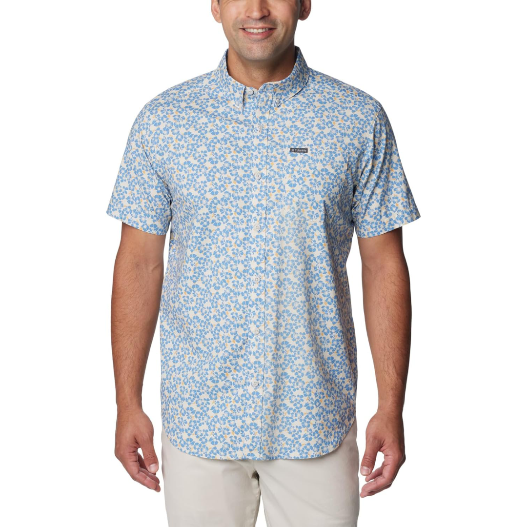 Columbia Men's Rapid Rivers Printed Short Sleeve Shirt