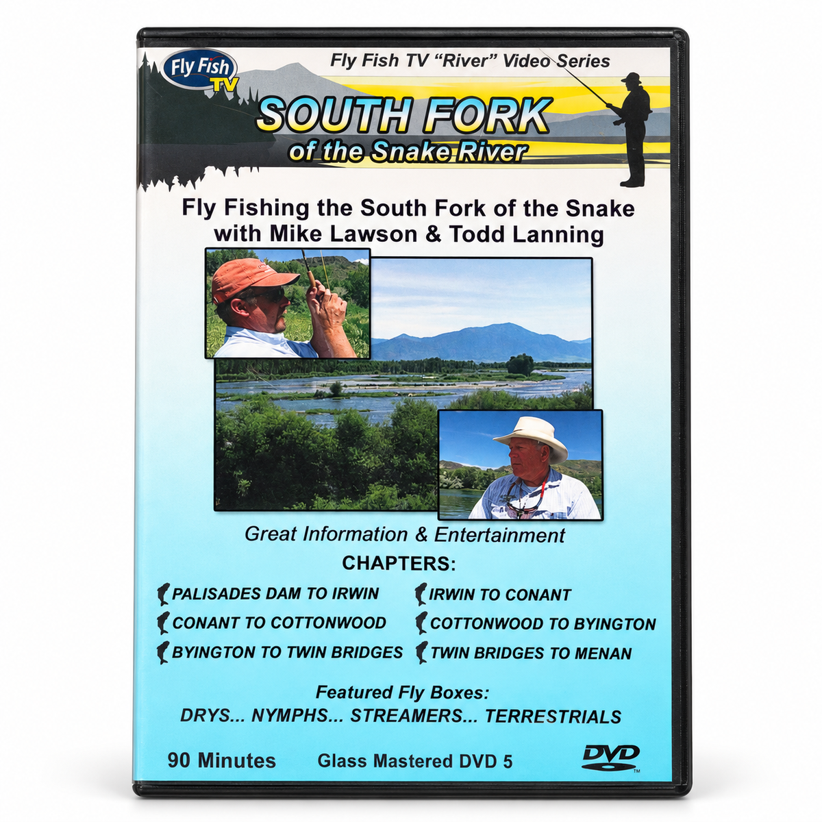 South Fork of the Snake River DVD with Mike Lawson and Todd Lanning — front cover